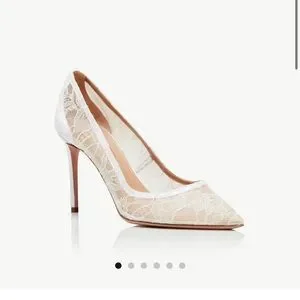 Aquazzura | Shoes | Aquazurra Purist Pump 85 White | Poshmark